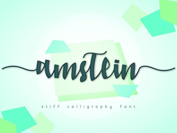 Amstein Font: A Handwritten Typeface for Editorial Elegance