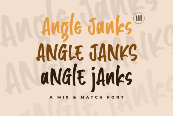 Angle Janks: A Versatile Handwritten Typeface for Campaign Design