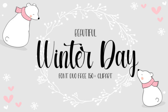 Beautiful Winter Day: A Modern Script Font for Cohesive Brand Identity