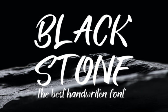 Black Stone Font: A Versatile Handwritten Typeface for Editorial Design