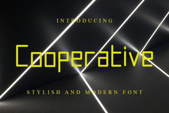 Cooperative Font: A Modern Handwritten Typeface for Your Brand