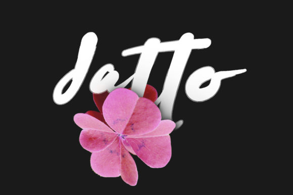 Datto: A Handwritten Typeface for Editorial Design