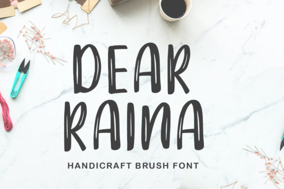 Dear Raina: A Handwritten Font for Editorial Elegance