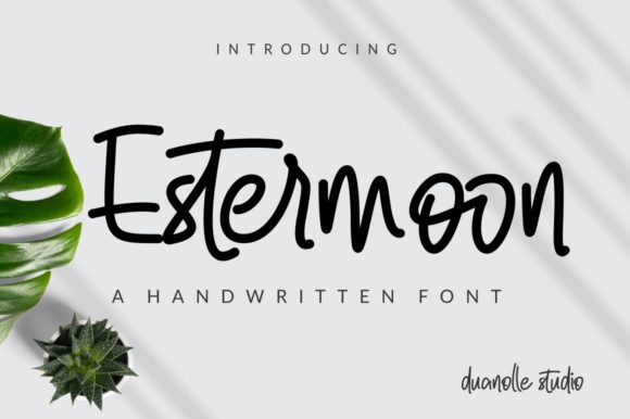 Estermoon Font: A Timeless Script for Real-World Branding