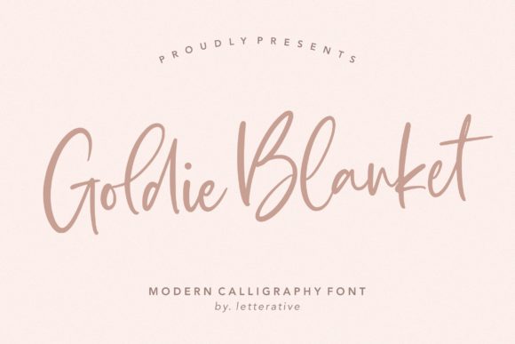 Goldie Blanket: A Premium Script Font for Campaign Impact