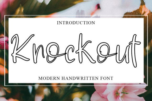 Knockout: The Handwritten Typeface That Elevates Your Craft Brand