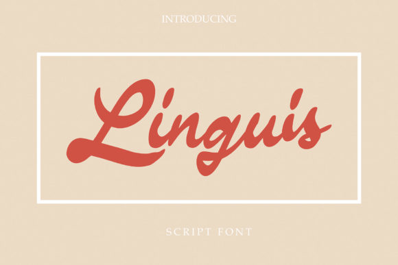 Linguis Font: A Stylish Script for Makers and Creative Shops