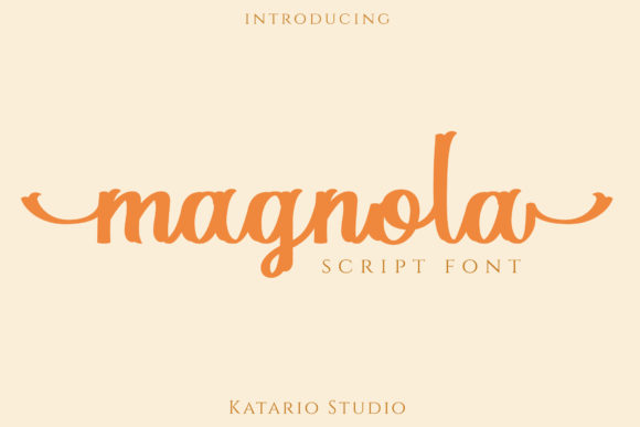 Magnola: A Beautiful Script Font for Creative Branding