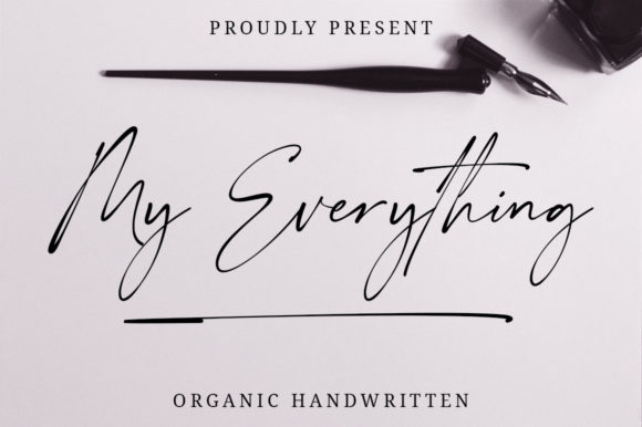My Everything Font: A Handwritten Typeface for Creative Makers