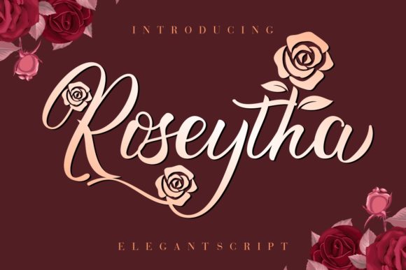 Roseytha: The Elegant Script Typeface for Handmade Branding