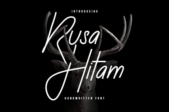 Rusa Hitam: The Handwritten Typeface for Authentic Craft Branding