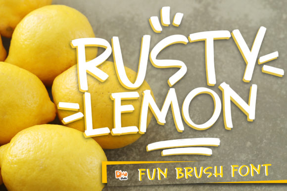 Rusty Lemon: A Handwritten Font That Elevates Branding