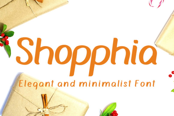Shopphia Font: A Handwritten Typeface for Modern Web Design