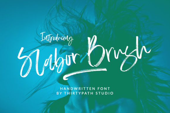 Slabor Brush Font Review: A Fresh Handwritten Typeface for Creative Projects