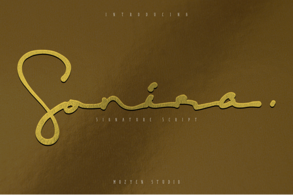 Sonira: A Luxurious Handwritten Font for Real Business Branding