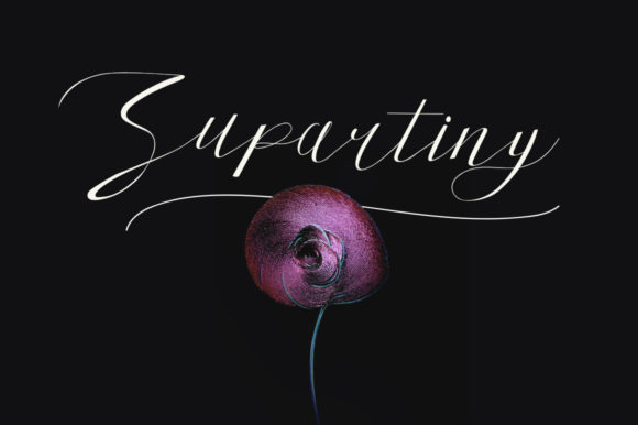 Supartiny: The Elegant Script Typeface for Polished Brand Identity