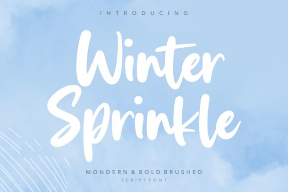 Winter Sprinkle: A Handwritten Typeface for Modern Web Design