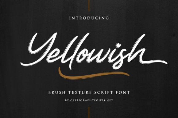 Yellowish: A Handwritten Typeface for Modern Web Design