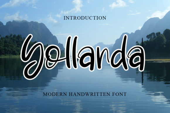 Yollanda: A Handwritten Font for Modern Editorial Design